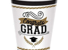 9oz Achievement Is Key Graduation Plastic Cups (50ct) - SKU:682738 - UPC:192937227411 - Party Expo