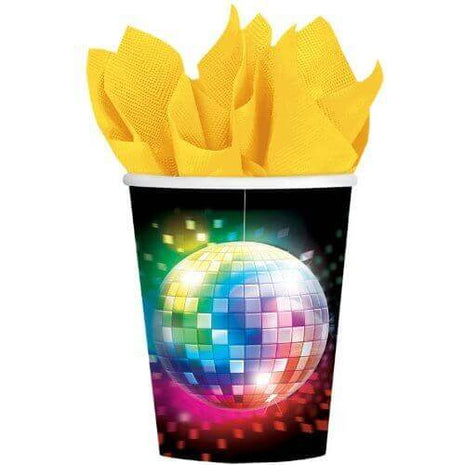 9oz Disco Fever Cups - SKU:581222 - UPC:013051432133 - Party Expo