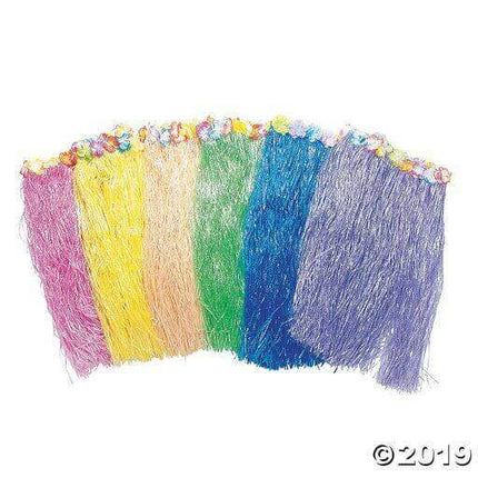 Adult Flowered Hula Skirt - Assorted Colors - Party Expo