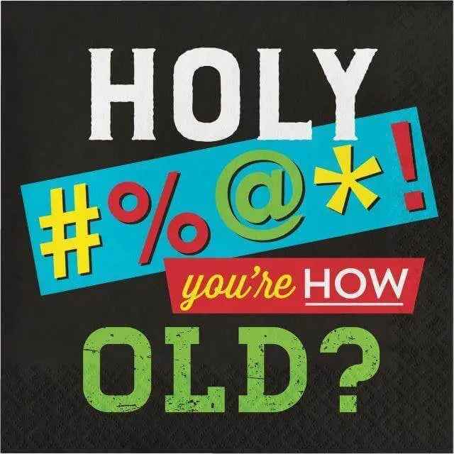 Age Humor Assorted Lunch Napkins (16ct) Party Expo  