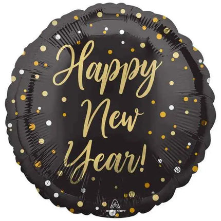 Anagram - 18" Gold New Year Mylar Balloon Party Expo  