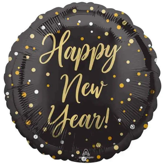 Anagram - 18" Gold New Year Mylar Balloon Party Expo  