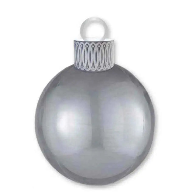 Anagram - 20" Christmas Silver Ball Ornament Orbz Balloon Party Expo  
