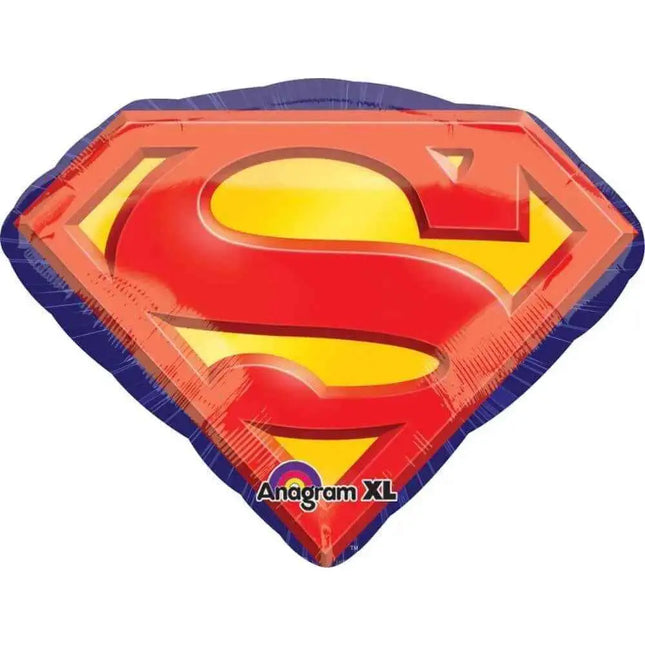 Anagram - 26" Superman Emblem Shape Mylar Balloon - SS24 Party Expo  