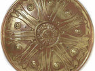 Roman Warrior Knight Costume Gold Plastic Sword Shield - SKU:66593 - UPC:721773665936 - Party Expo