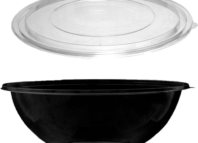 160oz Soft Plastic Bowl with Clear Lid