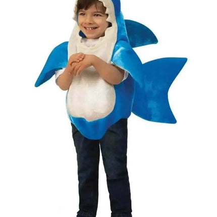 Baby Shark - Kids Daddy Shark Costume with Sound Box (6-12 Months) Party Expo  