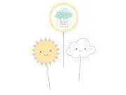 Baby Shower - 12" Sunshine Blue & Yellow Party Centerpiece Sticks Party Expo  