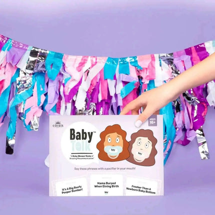 Baby Talk - The Baby Shower Pacifier Mouthpiece Game (1ct) - Party Expo