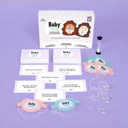 Baby Talk - The Baby Shower Pacifier Mouthpiece Game (1ct) - Party Expo