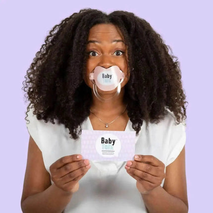 Baby Talk - The Baby Shower Pacifier Mouthpiece Game (1ct) - Party Expo