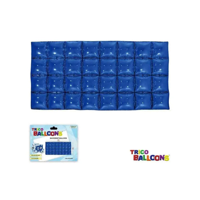 Backdrop Foil Balloons 44" X 22" - Royal Blue (1ct) Party Expo  
