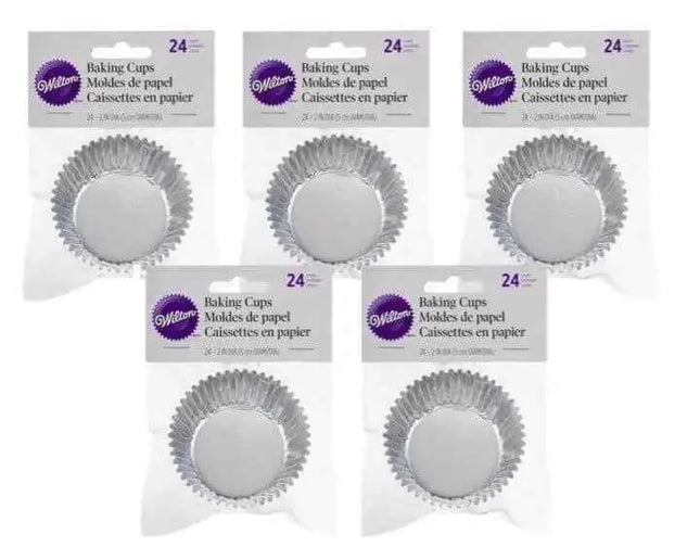 Baking Cups - Silver Foil (24ct) Party Expo  