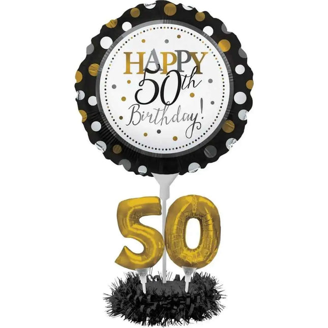 Balloon Centerpiece Kit - 50th Birthday Party Expo  