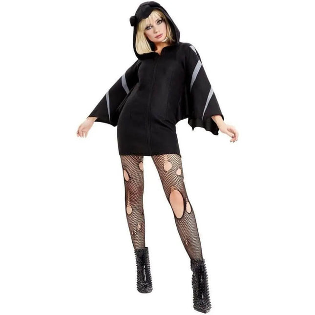 Bat Zip Up Dress (Medium) - Party Expo
