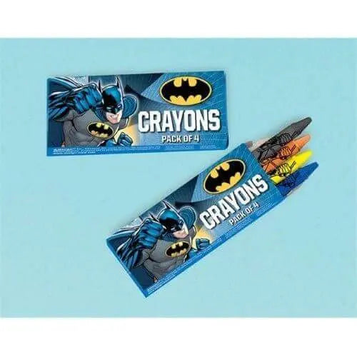 Batman Crayons - Black (4ct) - Party Expo
