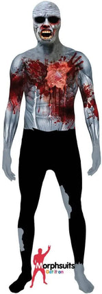 Beating Heart Zombie Morphsuit Men's Adult Costume - Medium - Party Expo