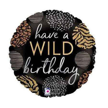 Betallic - 18" Wild Birthday Mylar Balloon #237 Party Expo  