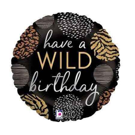 Betallic - 18" Wild Birthday Mylar Balloon #237 Party Expo  