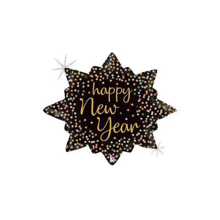 Betallic - 32" New Year Confetti Burst Mylar Balloon Party Expo  