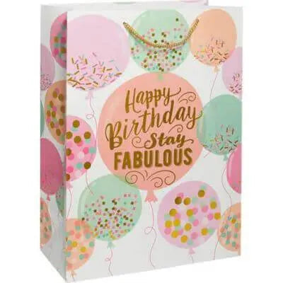 Birthday Balloons Gift Bag (Large) - Party Expo