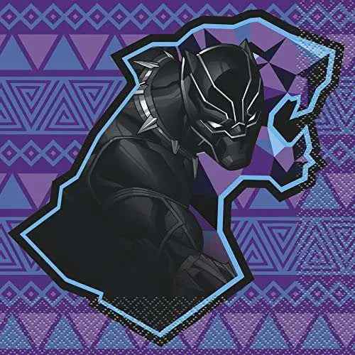 Black Panther - 9" Lunch Napkins (16ct) Party Expo  
