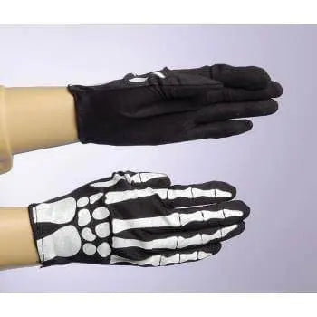 Bony Hands Skeleton Stretch Gloves - Adult - Party Expo