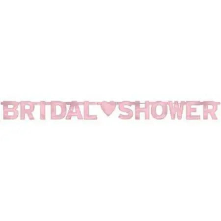 Bridal Shower - Pink Foil Banner - Party Expo