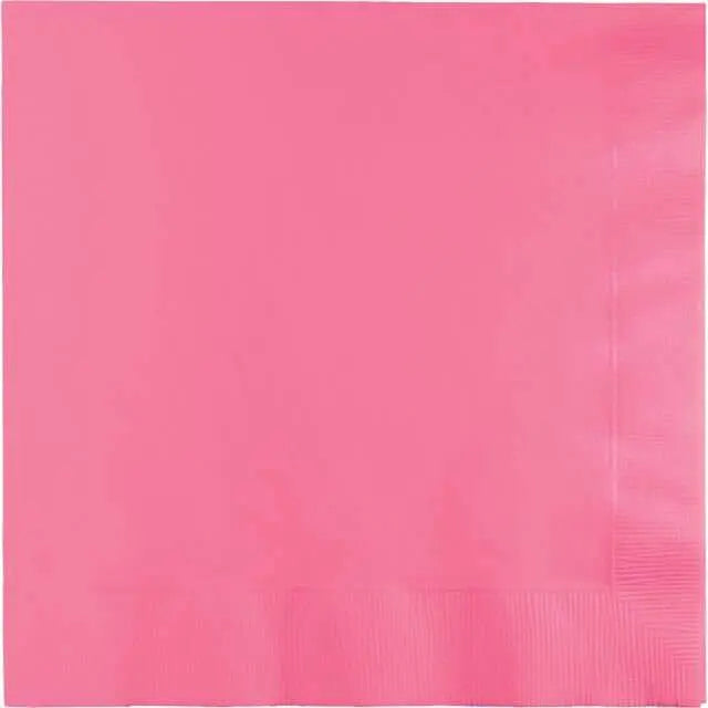 Candy Pink Lunch Napkins (16ct) - Party Expo