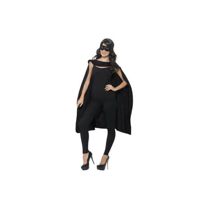 Cape, Black. with Eyemask - Party Expo