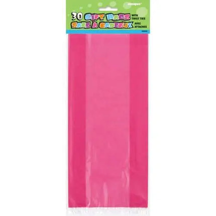 Cello Bag-Hot Pink - Party Expo