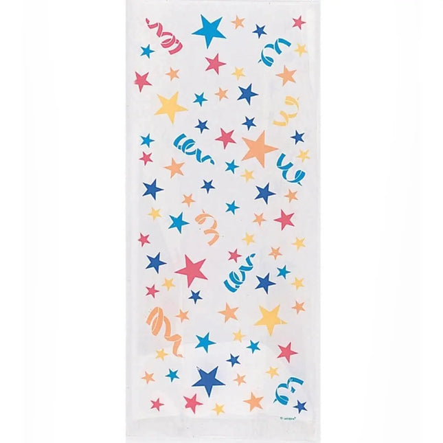 Cello Bags with Star Print - Party Expo