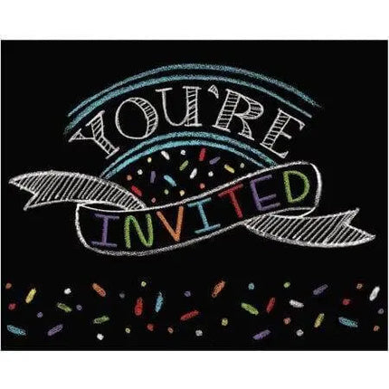 Chalk Birthday Invite - Party Expo