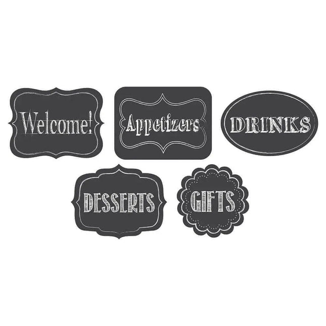 Chalkboard Asst Cutout - Party Expo