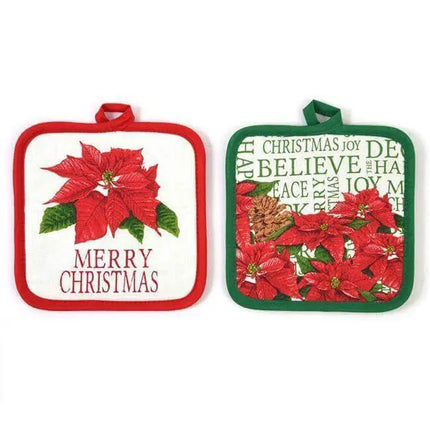 Christmas Pot Holder 6.75" X 6.75" (1 count) Party Expo  