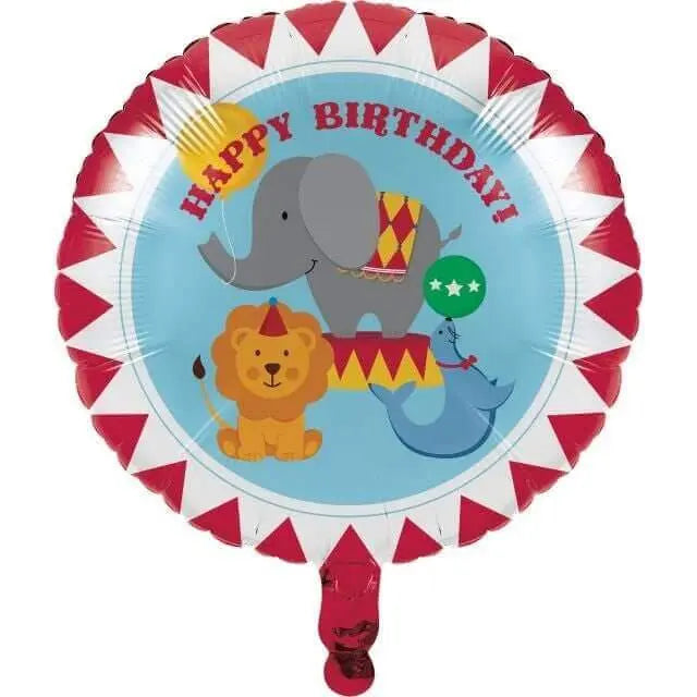 Circus Time! - 18" Happy Birthday Mylar Balloon Party Expo  