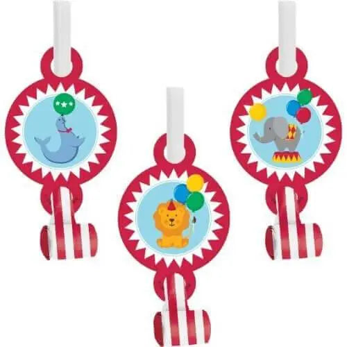 Circus Time! - Blowouts with Medallion (8ct) - Party Expo