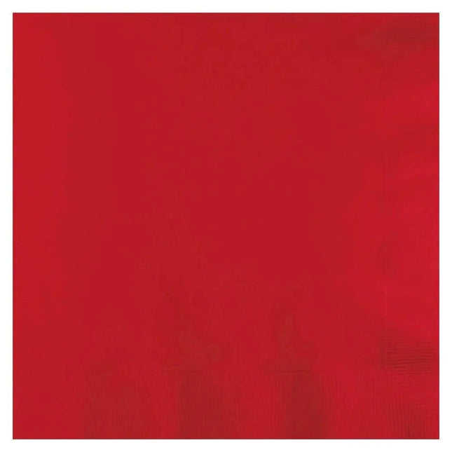 Classic Red Lunch Napkins - Party Expo