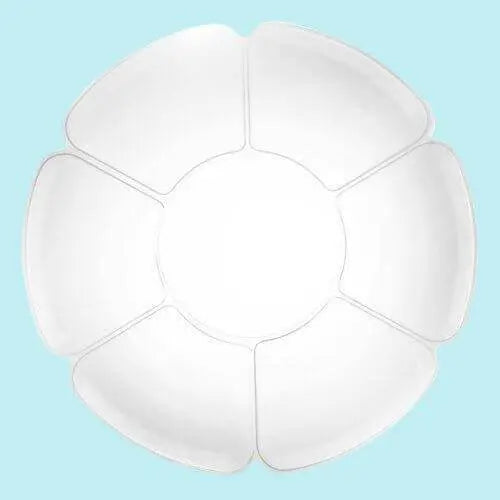 Clear 16in 7 Sectional Tray Clear - Party Expo