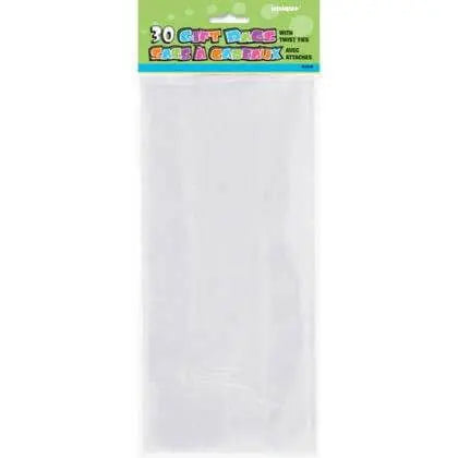 Clear Cello Bag - 30 count - Party Expo