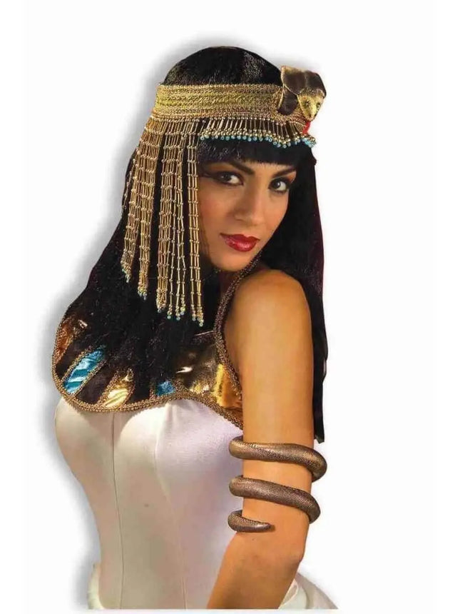 Cleopatra Beaded Snake Headband - Party Expo
