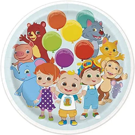 Cocomelon - 9" Plastic Dinner Plates (8ct) Party Expo  