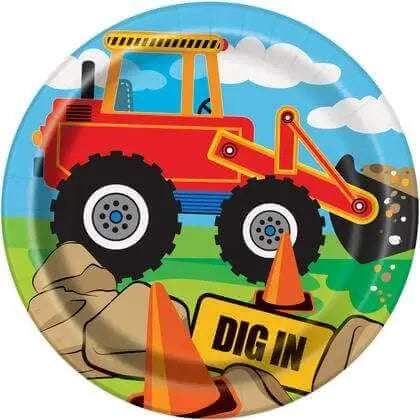 Construction Party 7" Plate Party Expo  