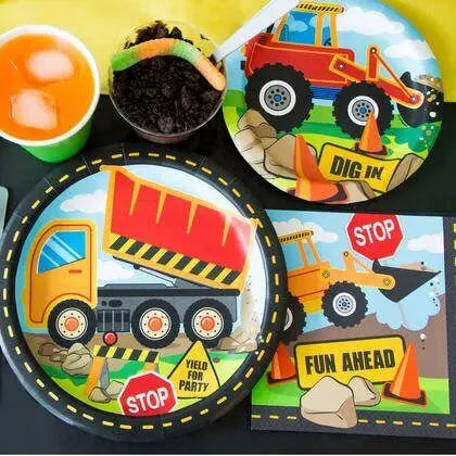 Construction Party 7" Plate Party Expo  