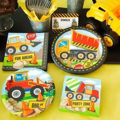 Construction Party - Beverage Napkins (16ct) - Party Expo