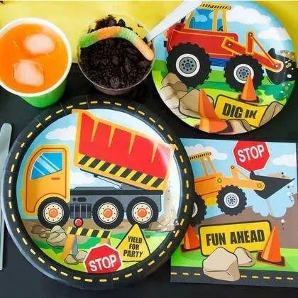 Construction Party - Beverage Napkins (16ct) - Party Expo