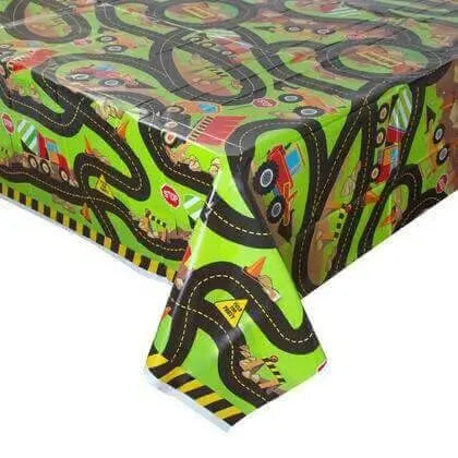 Construction Party Table Cover 54X84 - Party Expo