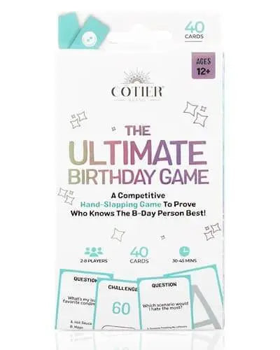 Cotier - The Ultimate Birthday Game (1ct) - Party Expo