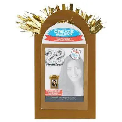 Create Your Own (CYO) Large Balloon Tote Weight Centerpiece - Gold - Party Expo