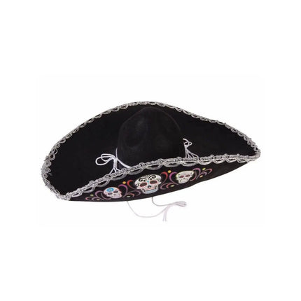 Day Of The Dead - Deluxe Sombrero for Adults - Party Expo